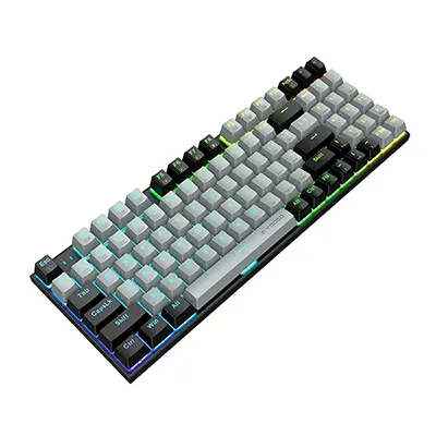 E-YOOSO Z-19RGB - Mechanical Gaming Keyboards Wired for Gamers in Ergonomic Compact design with Customizable RGB lightings N-KEY Rollover Hot-Swappable versatile gaming keyboard