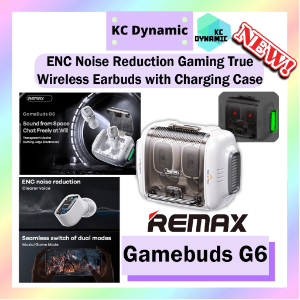 Remax Gamebuds G6 Interstellar Series ENC Noise Reduction Gaming True Wireless Earbuds Gaming Bluetooth Earbuds