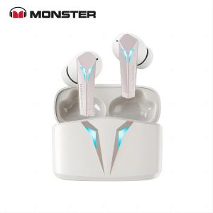 Monster XKT06 Wireless Bluetooth Earphone Earbuds Headset TWS Gaming HIFI Stereo