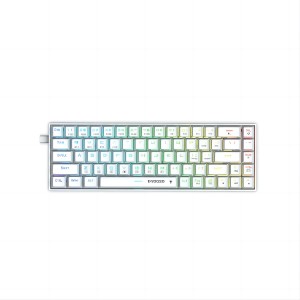 E-Yooso Z-686RGB Four-Mode Mechanical Gaming Keyboard  white  68Keys 65%