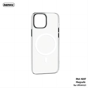 REMAX RM-1697 IPH 14 Series ICY SERIES MAGSAFE METAL-RING PHONE CASE FOR IPH 14 (6.1")/ IPH 14 PRO (6.1")/ IPH 14 PLUS (6.7")/ IPH 14 PRO MAX (6.7")