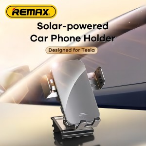 REMAX RM-C34-Solar-powered Tesla Electric Car Phone Holder RM-C34