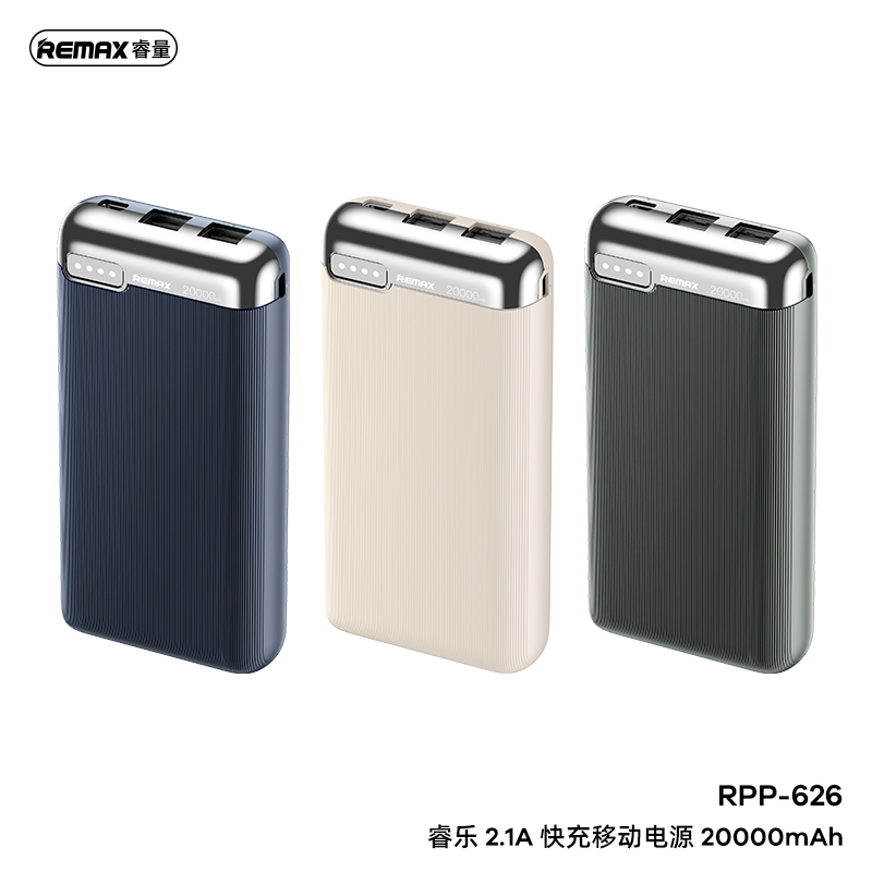 REMAX Ruinay Series 2.1A Fast Charging Power Bank 20000mAh RPP-626