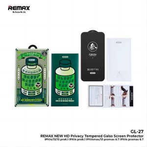 REMAX GL-27-NEW Privacy Tempered Glass Screen Protector GL-27 - iPh ProMax 6,7