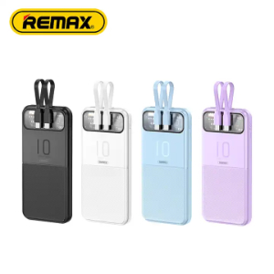 REMAX Stervui Series PD 20W+ QC 22.5W Power Bank with 2 Fast Charging Cables 10000mAh RPP-619