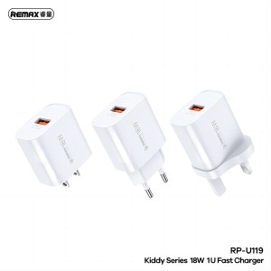 REMAX RP-U119-REMAX Kiddy Series 18W 1U Fast Charge RP-U119 EU/UK/US