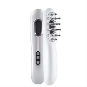 KD3808B Wholesale Pro Electric LED Hair Growth Brush Cordless Rechargeable Scalp Comb Massage Head Magic Hair Growth Massage Comb