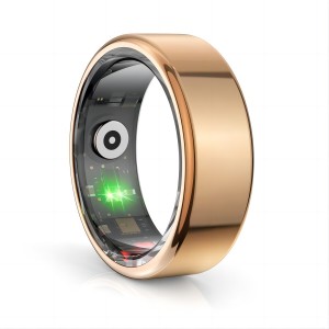 R02 Bluetooth Smart Ring  stainless steel  steps, sleep, heart rate, exercise data recording, health monitoring, blood pressure measurement, blood oxygen measurement