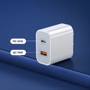 REMAX RP-U68-20W PD+QC Dual Wall Charger RP-U68