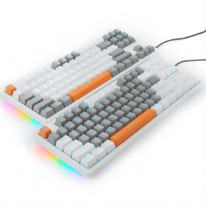 E-YOOSO K620 - Ergonomic design tenkeyless compact layout Hot-swappable and N-key rollover Wired mechanical gaming keyboard with Type-C USB interface