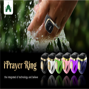 iPrayer Ring Zikr ring 001-PPC+Zinc alloy Long endurance Magnetic fast charging Pray time reminder