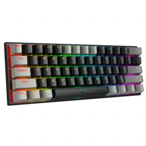 E-Yooso Z-11 61 Keys RGB [Black/Grey]  Backlit Mechanical Gaming Keyboard