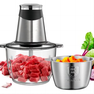 Meat grinder-PC-1002 1.2L 2024 Hot Sales Professional Food Chopper Electric Hand Blender Household Hand Machine with Pure Copper Motor